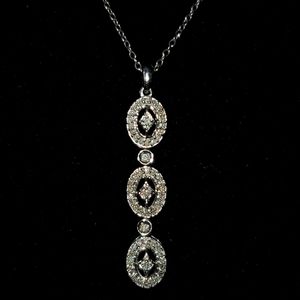 14K White gold Necklace